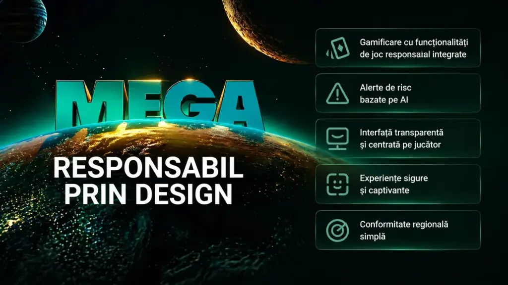 MEGA responsabil prin design: gamificare cu funcționalități de joc responsabil integrate