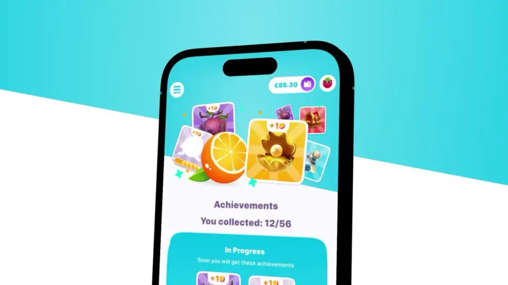 Produs Soft2Bet afișat pe ecranul unui telefon mobil